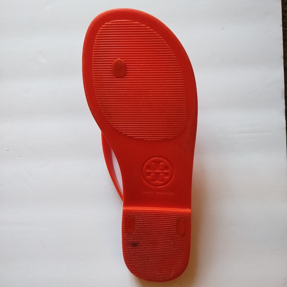 Tory Burch Michaela Bow Jelly Flip Flop Sandals Size 8 - Picture 14 of 16